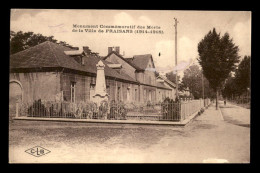 39 - FRAISANS - MONUMENT AUX MORTS - Autres & Non Classés