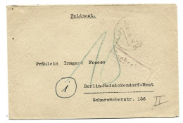 Feldpost Turkestanisches Freiwilligen Stamm Regiment Diedenhofen Thionville Elsass 1944 - Feldpost World War II