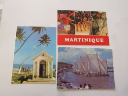 MARTINIQUE - Lot De 3 Cartes - Sonstige & Ohne Zuordnung