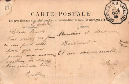 N° 2464 W -cachet Convoyeur -Gérardmer à Laveline -1909- - Railway Post