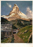 13229237 Matterhorn VS Motiv Kuenstlerkarte Matterhorn VS - Autres & Non Classés