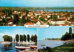 13227017 Kreuzlingen TG Blick Auf Konstanz Hafen Strandbad Kreuzlingen TG - Sonstige & Ohne Zuordnung