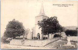 58 BAZOCHES DU MORVAN - La Place De L'eglise  - Altri & Non Classificati