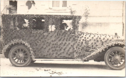 37 GIZEUX - CARTE PHOTO - Carnaval 1928, Voiture Decoree  - Other & Unclassified