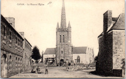 22 CAVAN - La Place & L'eglise  - Other & Unclassified