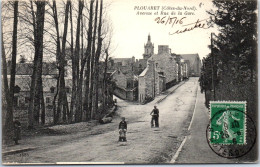 22 PLOUARET - Avenue Et Rue De La Gare. - Plouaret