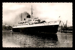 BATEAUX - PAQUEBOT - VILLE D'ALGER - CIE GENERALE TRANSATLANTIQUE - Steamers