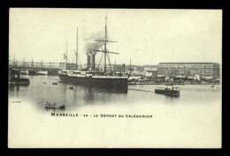 BATEAUX - PAQUEBOT - LE CALEDONIEN - MARSEILLE - Paquebots