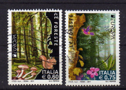 ITALIE Italia 2011 Europa Nature Foret Les 2 Val Obl. - 2011-20: Oblitérés