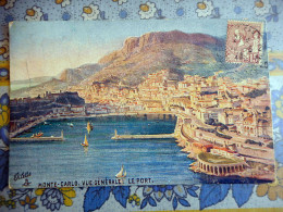 CPA MONTE CARLO VUE GENERALE LE PORT Edition TUCK - Monte-Carlo