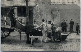 92 ASNIERES - Crue De 1910, Les Pontonniers Rue De Paris  - Asnieres Sur Seine