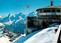 13223187 Schilthorn Simplon Schilthorngipfel Eiger Moench Jungfrau Drehrestauran - Sonstige & Ohne Zuordnung