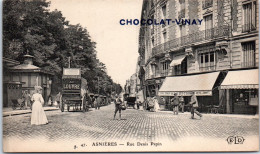 92 ASNIERES - La Rue Denis Papin  - Asnieres Sur Seine