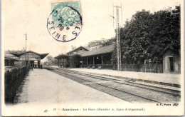 92 ASNIERES - La Gare Escalier A - Asnieres Sur Seine