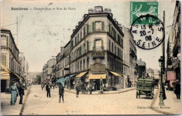92 ASNIERES - Grande Rue Et Rue De Paris  - Asnieres Sur Seine