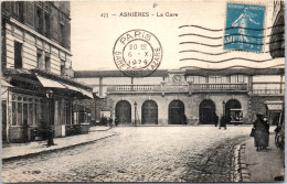 92 ASNIERES - Facade De La Gare  - Asnieres Sur Seine