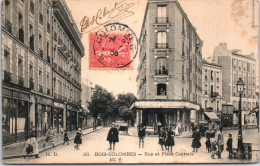 92 BOIS COLOMBES - Rue Et Place Centrale. - Autres & Non Classés