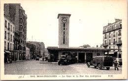 92 BOIS COLOMBES - La Gare & Rue Des Aubepines  - Autres & Non Classés