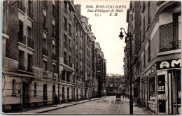 92 BOIS COLOMBES - La Rue Philippe De Metz  - Autres & Non Classés