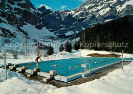 13223029 Leukerbad Freibad Im Winter Gemmipass Leukerbad - Sonstige & Ohne Zuordnung