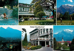 13219037 Bad Ragaz Hotel Quellenhof Restaurant Terrasse Golfplatz Alpenpanorama  - Andere & Zonder Classificatie