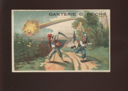 CHROMOS - LA CHUTE D'UN BOLIDE - GANTERIE G. ROCHE, LA ROCHELLE - Sonstige & Ohne Zuordnung