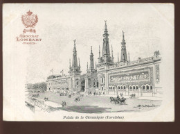 CHROMOS - EXPOSITION UNIVERSELLE DE 1900 - CHOCOLAT LOMBART, 75 AVENUE DE CHOISY, PARIS - - Lombart