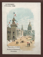 CHROMOS - EXPOSITION 1900 - "A LA PROVIDENCE" A. LELONGS, PARIS  - Altri & Non Classificati