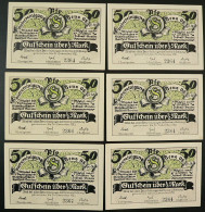 Jena: 6x 50 Pfennig 1921 - Spielvereinigung Jena 08 E.V. - [11] Local Banknote Issues