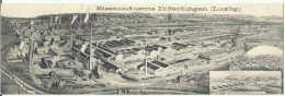 Differdange - Eisenindustrie Differdingen - Carte Panoramique, Non Pliée (état Mint) - Differdingen