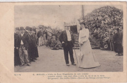 S. Miguel Visita De Suas Megestades As Sete Cidades . King And Queen Portugal Back Lisboa Elevador Do Carmo - Açores