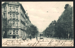 AK Hamburg-Rotherbaum, Strassenbahn Auf Der Grindelallee  - Eimsbüttel