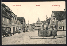 AK Gräfenberg, Blick Auf Den Oberen Marktplatz Mit Rathaus  - Andere & Zonder Classificatie