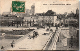 89 SENS - Vue D'ensemble Au Pont D'yonne  - Sens