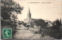 42 CHENEREILLES - Entree Du Village  - Other & Unclassified