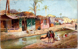 EGYPTE - Paysage D'egypte D'apres Gravure  - Autres & Non Classés