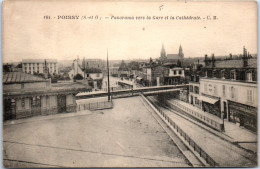 78 POISSY - Panorama Vers La Gare & La Cathedrale  - Poissy