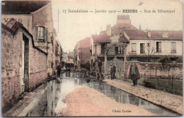 95 BEZONS - Crue De 1910, Rue Sebastopol (couleurs) - Bezons