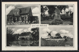 AK Hohndorf, Gasthaus Von Paul Karguth, Schäfer Mit Herde Vor Der Windmühle  - Sonstige & Ohne Zuordnung