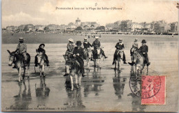 85 LES SABLES D'OLONNE - Promenade A Anes Sur La Plage  - Sables D'Olonne