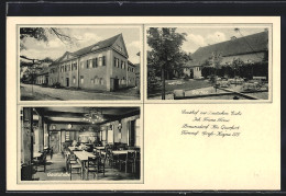 AK Braunsdorf /Krs. Querfurt, Gasthof Zur Deutschen Eiche, Inh. Franz Foese  - Querfurt