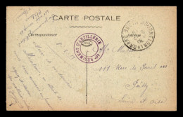 GUERRE 14/18 - CACHET DU 46EME REGIMENT D'ARTILLERIE SUR CARTE DE CHALONS/MARNE - 1. Weltkrieg 1914-1918