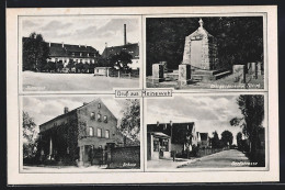 AK Meineweh, Rittergut, Kriegerdenkmal, Schule, Dorfstrasse  - Other & Unclassified