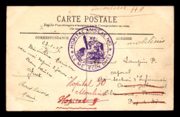 GUERRE 14/18 - CACHET HOPITAL ANNEXE N°1 REMIREMONT (VOSGES)  - WW I