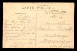 GUERRE 14/18 - CACHET HOPITAL TEMPORAIRE DU MONT-D'OR (PUY-DE-DOME) - Oorlog 1914-18