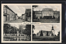 AK Grossneuhausen, Bäckerei Und Materialwaren H. Patschke, Weibl. R.A.D. Lager, Kirche  - Sonstige & Ohne Zuordnung