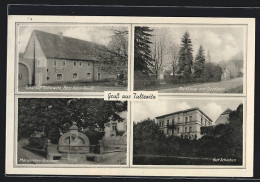 AK Tultewitz, Gasthof Tultewitz, Denkmal Und Dorflage, Margareten-Brunnen, Gut Schieben  - Autres & Non Classés