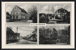 AK Utenbach, Gasthof, Dorfstrasse, R.A.D.L. Kaynsberg, Kriegerdenkmal  - Altri & Non Classificati