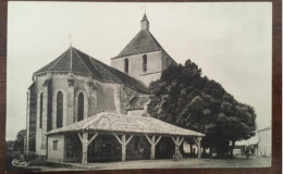 Cpa 24 Dordogne, St Méard De Gurçon, L'Eglise, La Halle,  Petite Animation, éd CIM, Non écrite - Sonstige & Ohne Zuordnung