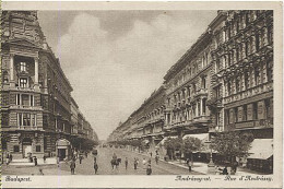 X118026 HONGRIE BUDAPEST PEST RUE D' ANDRASSY - Hongrie